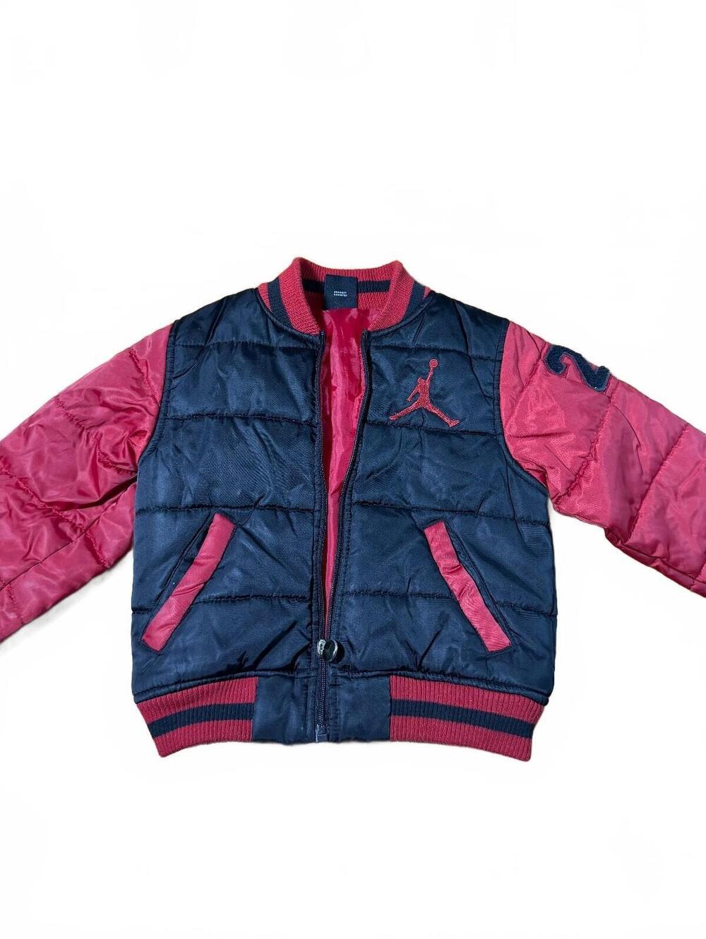 Y2K Nike Air Jordan Bomber Jacket Youth Boys Size 4 XS Puffer Jacket
